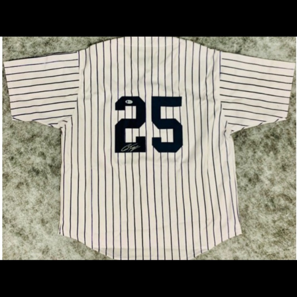 Gleyber Torres Autographed Jersey Beckett Approved